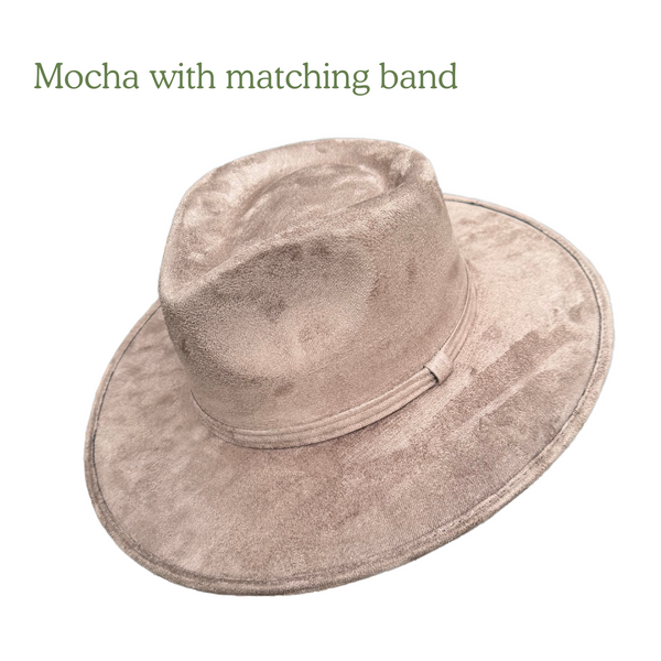 Mocha rancher with matching band