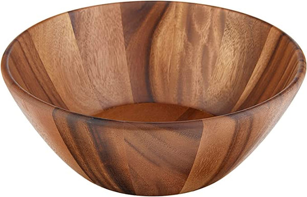 Lipper International Acacia Round Flair Serving Bowl