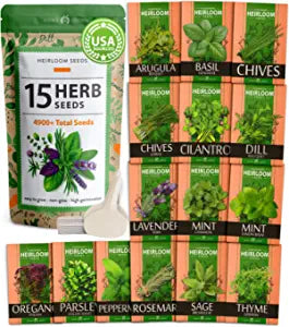 15 Culinary Herb Seed Vault