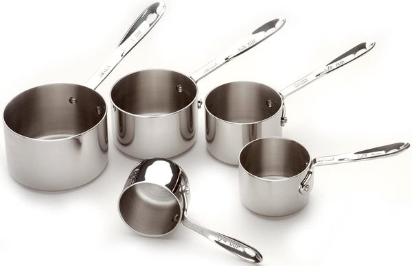 All-Clad Stainless Steel Measuring Cu[p Set, 5-Piece, Silver