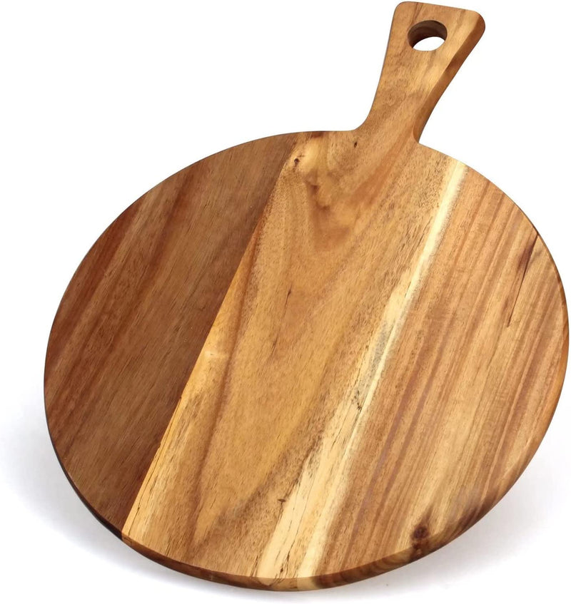 Acacia Wood Cutting Board with Handle