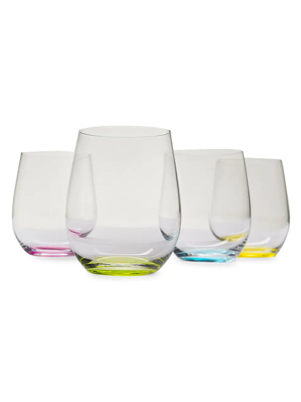 Riddle Happy O 4-Piece Wine Tumblers