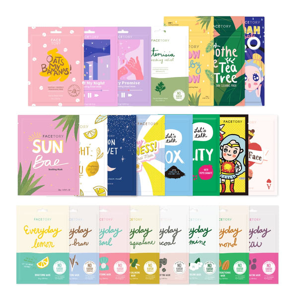 FACETORY 23 Sheet Mask Set