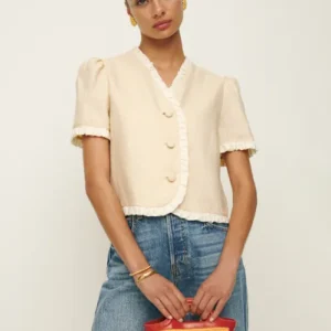 Bess Linen Top