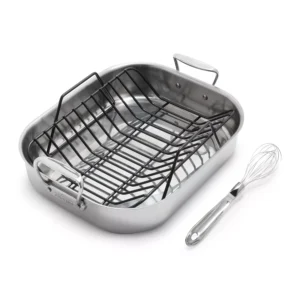 All-Clad Stainless Steel Roasting Pan With Nonstick Rack