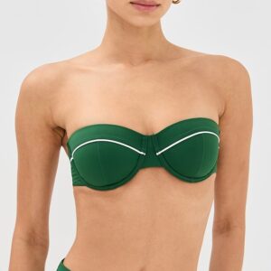 STAUD | Jo Balconette Bikini Top